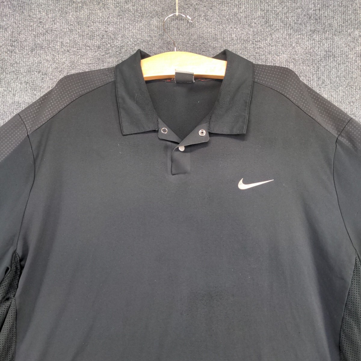 Malbon × Nike Tiger Woods ポロシャツ 黒 XL Amazon | Nike メンズ タイガーウッズ Dri-FIT ゴルフポロシャツ