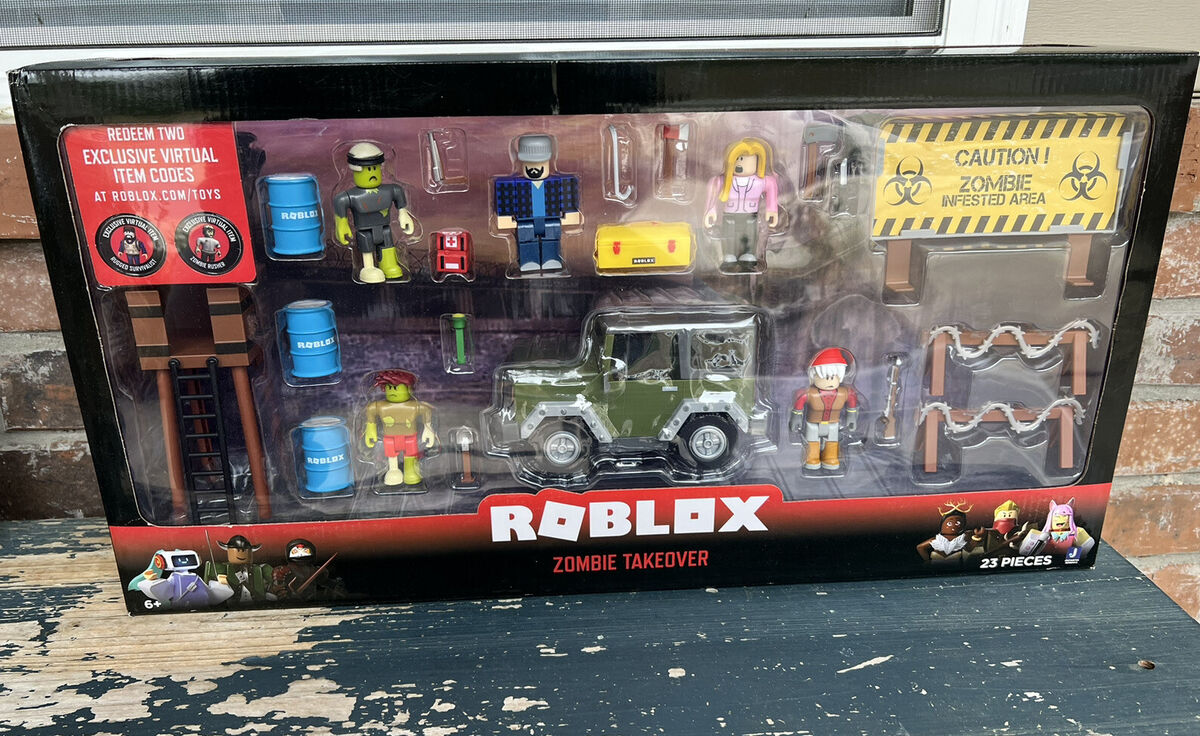  Roblox Zombie Attack Large Playset : Toys & Games