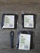 3x 20 universal Lawn Mower cutter Plastic Strimmer Blades fits most mowers 
