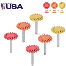 Kit de polaco dental compuesto pulido de resina disco espiral rueda de esmalte