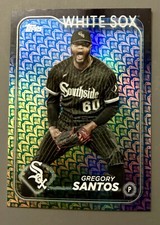 Gregory Santos 2024 Topps Series 1 Holiday Parallel #276