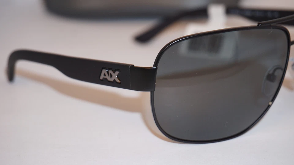 Armani Exchange Sunglasses New Aviator Black Black AX2012S 606381 62 14 125 - Image 2 of 4