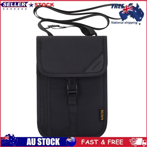 Waterproof Travel Passport Holder Nylon RFID ID Credit Card Organizer