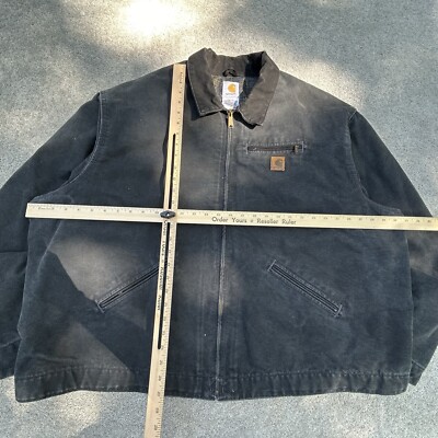 Carhartt デトロイトジャケット J97 PTL Made in USA Carhartt J97 PTL Detroit Trucker Blanket Lined Jacket Tie