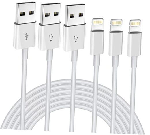iPhone Charger MFi Certified Lightning Cable Fast Charging Cords 3Pack 6FT-image