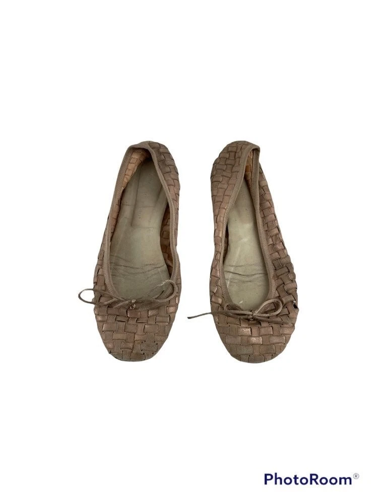 Fabio Rusconi Pink Woven Ballet Flats Size 37/6.5 | eBay