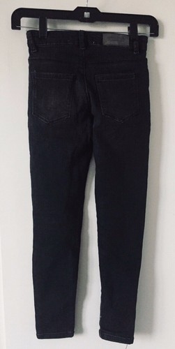 ZARA Kids Black Skinny Jeans With Beading Details Size 9 O589 *READ NOTE* - Picture 7 of 10