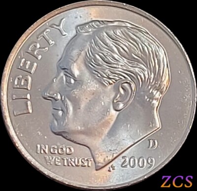 2009 D ROOSEVELT DIME BU Un-circulated Low Mintage 10 Cents Coin