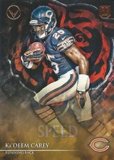 2014 Topps Valor SPEED #122 Ka'Deem Carey RC Chicago Bears