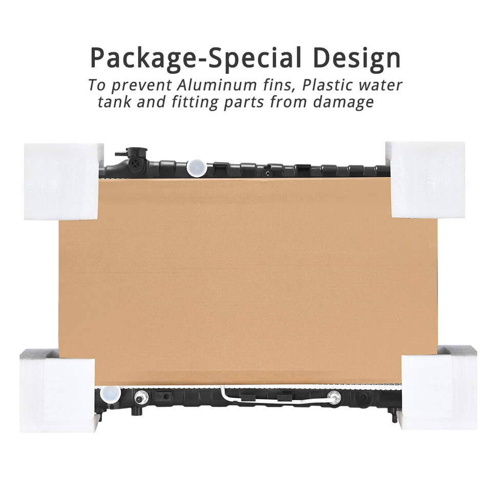 Radiador 2339 para Hyundai Sonata 1999-2005 2001-2006 Kia Optima 2,4 L 2,5 L 2,7 L Foto 3 de 4