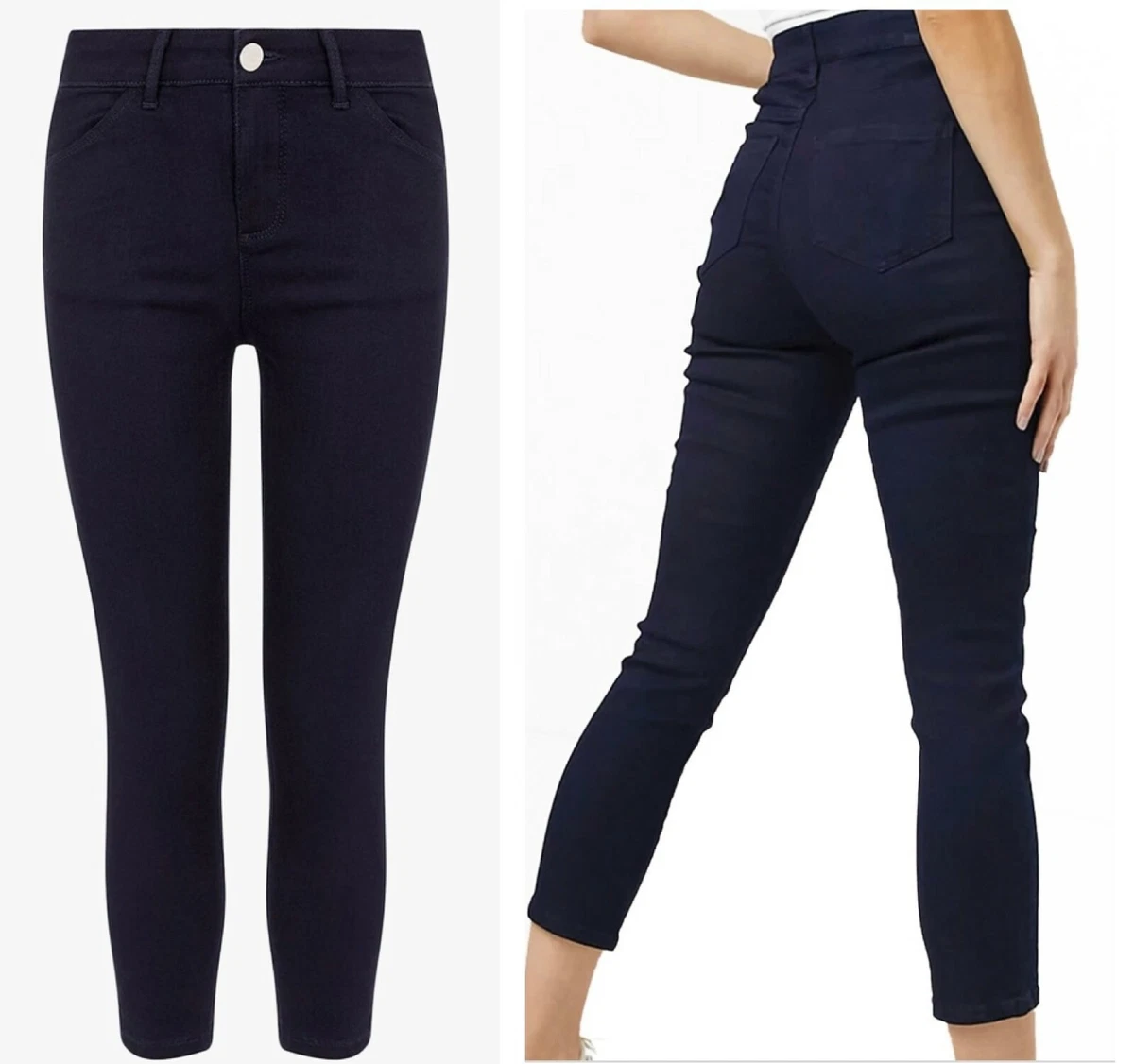 High waisted hotsell capri jeans