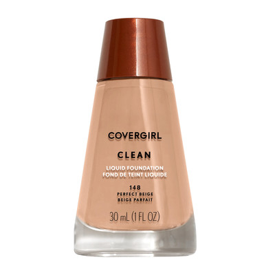 COVERGIRL Clean Liquid Foundation, 148 Perfect Beige, 1 Fl Oz, Same Day Shipping