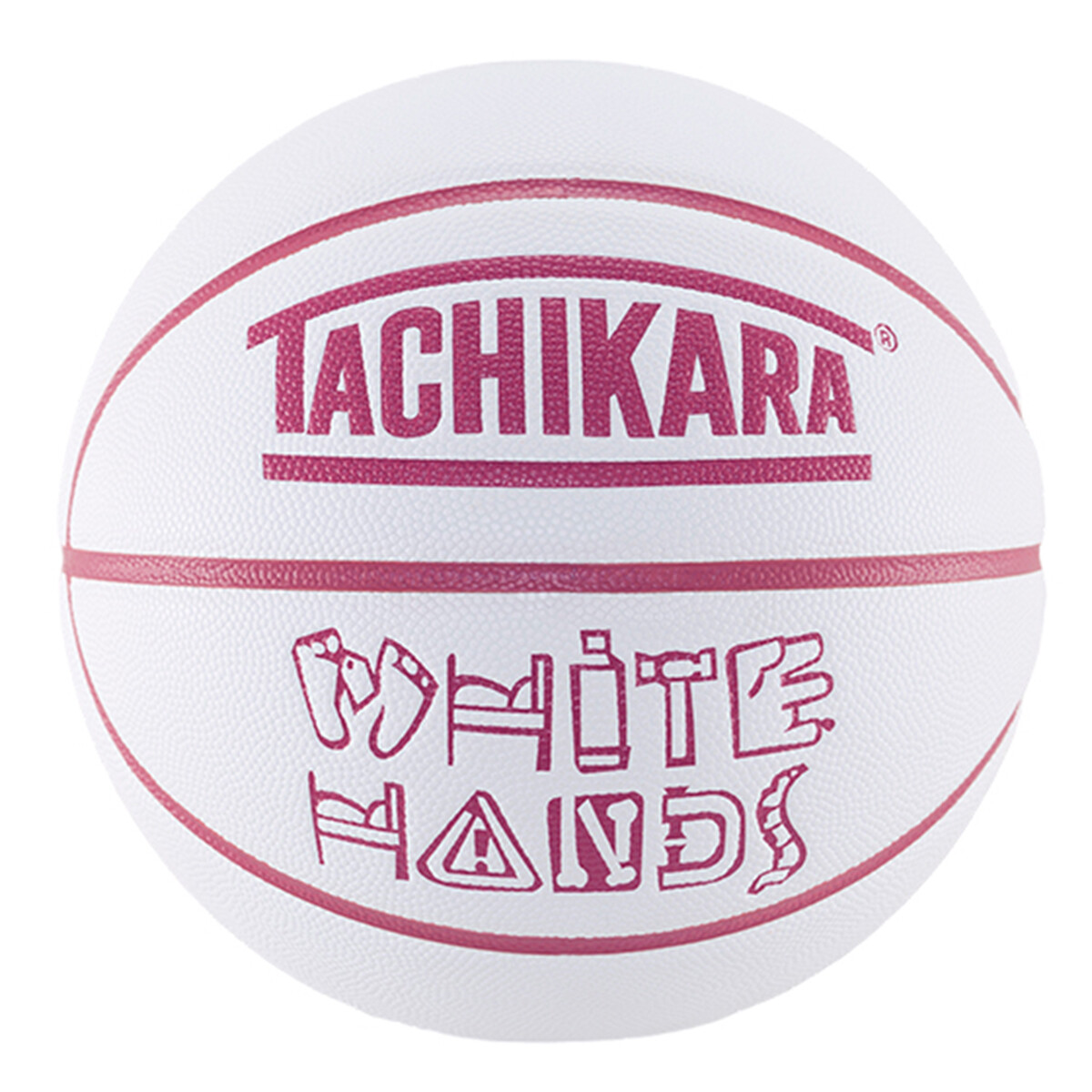 TACHIKARA WHITE HANDS タチカラ 7号 somecity TACHIKARA Basketball WHITE HANDS White / Magenta Pink size 7
