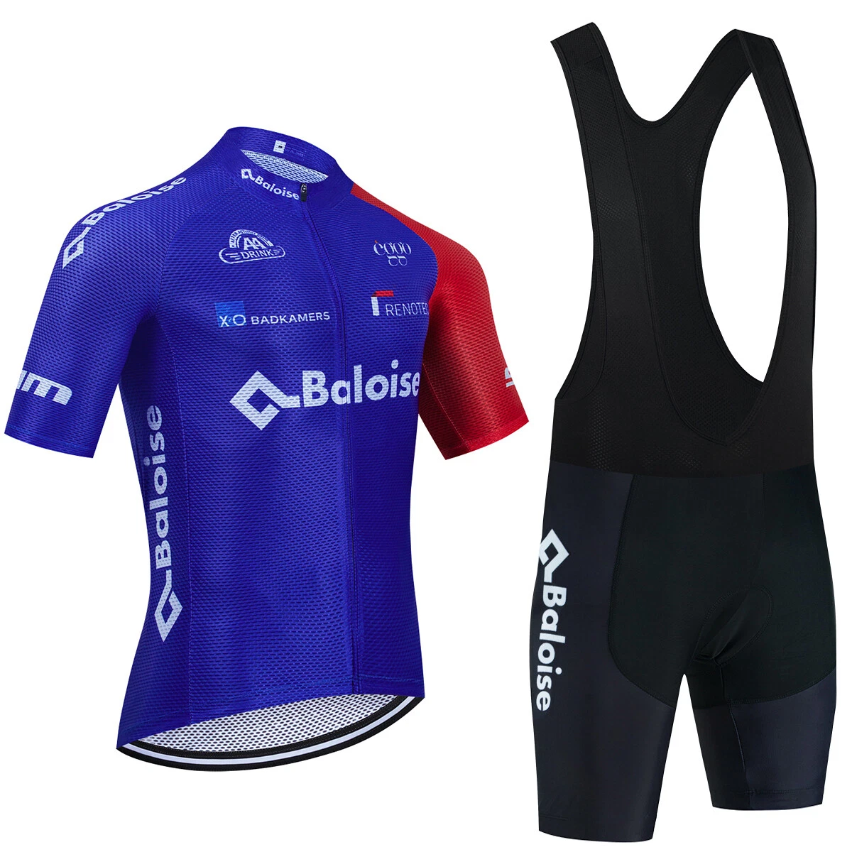 Body Pantaloncini Imbottiti Gel Set Ciclismo Uomo Estivo - Body Con Pantaloncini Imbottiti In Gel, Traspirante E UPF 50+ Abbigliamento Ciclismo Uomo Professionale