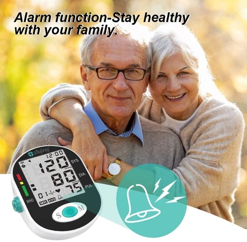 Digital Automatic Blood Pressure Monitor Upper Arm Smart BP Machine Large Cuff - Picture 4 of 12