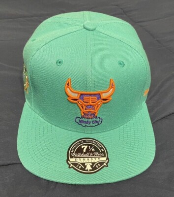 Mitchell & Ness Chicago Bulls Windy City Dynasty Fitted Hat 20th Anv 1st Champs