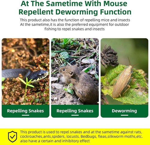1 pack of 4 Solar Power Ultrasonic Repellent Mice Gopher Mole Pest SnakeRepeller - Picture 6 of 12