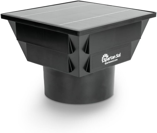 Compact Solar Ventilation Fan - Universal Fit for Porta Potties & Dog Houses - Picture 3 of 10