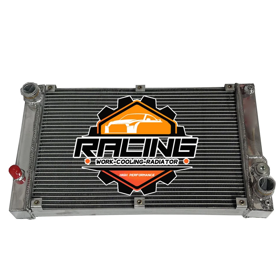 Radiador de aluminio de 2 filas PARA PORSCHE 944 1983-1988 NO TURBO 2,5 L 2,7 L MT 1987 86 Foto 3 de 4