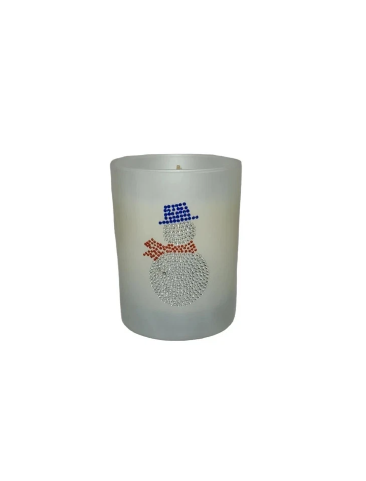 Primal Elements Icon Candle-Snowy 9 oz White Glass Frosty Citrus & Lily Open Box - Image 2 of 4