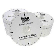 Double Density 3/4"  thick Kumihimo Round Disk Plate 6 inch ~Japanese Braiding