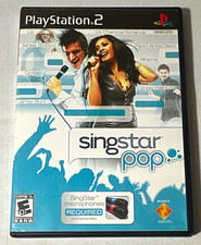 Sony SingStar Pop PS2 Disc w/ Case Manual NTSC-U/C E10+ Karaoke Music & Dance