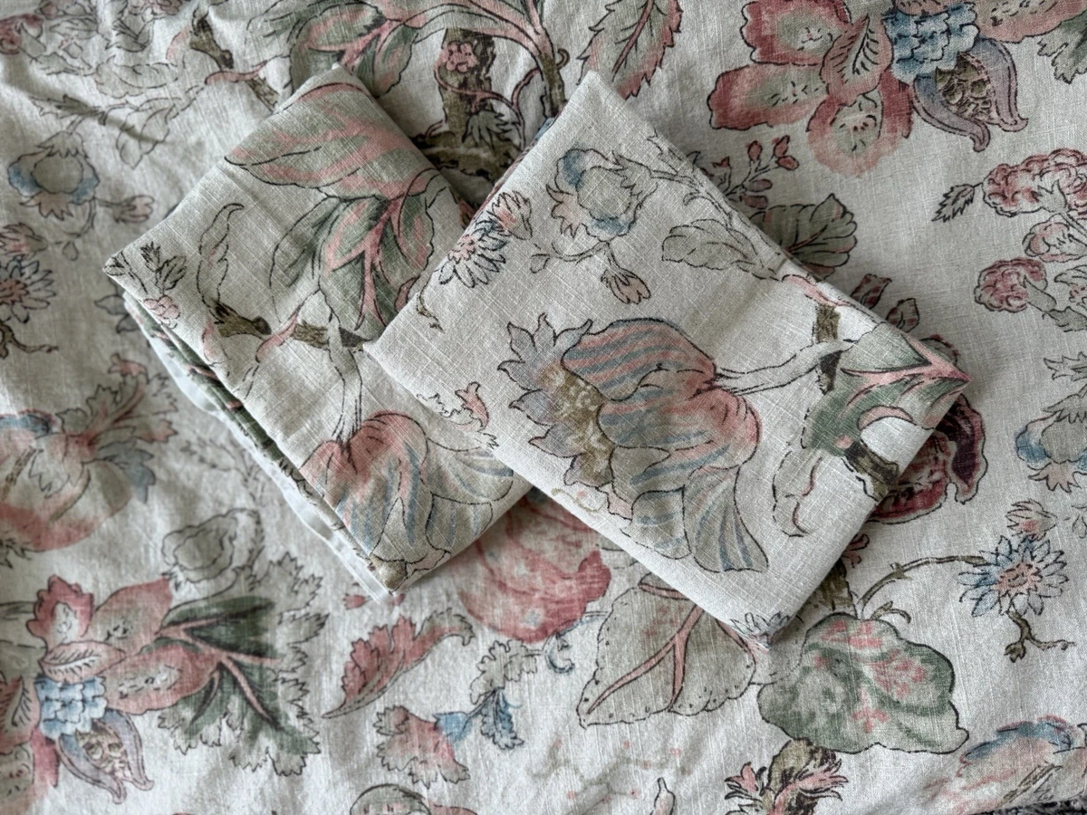 Housse de couette réversible 100% coton Marron - Beige 240x220 cm