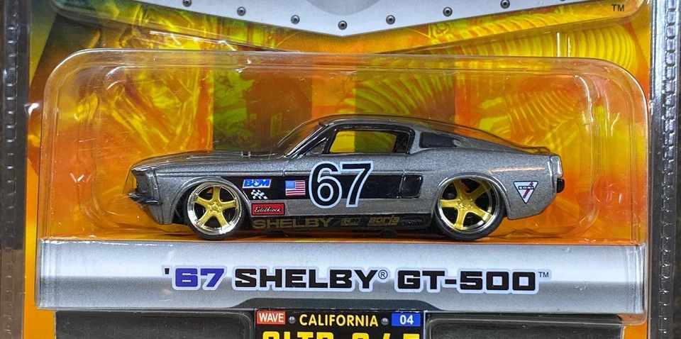 JADA DUB CITY BIGTIME MUSCLE 67 SHELBY GT-500 CLTR 045 CINZA 1/64 - Imagem 2 de 4