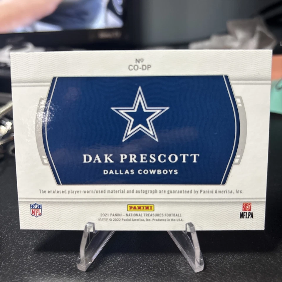 2021  Dak Prescott Panini National Treasures Colossal Signatures /25 - Image 2 of 2