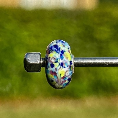 Trollbeads Event Limited Pink Basis Mehrfarbig Trollstein Blau Gelb