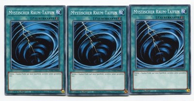 Yu-Gi-Oh! Mystischer Raum Taifun Common Playset (3 Stück) Set 126