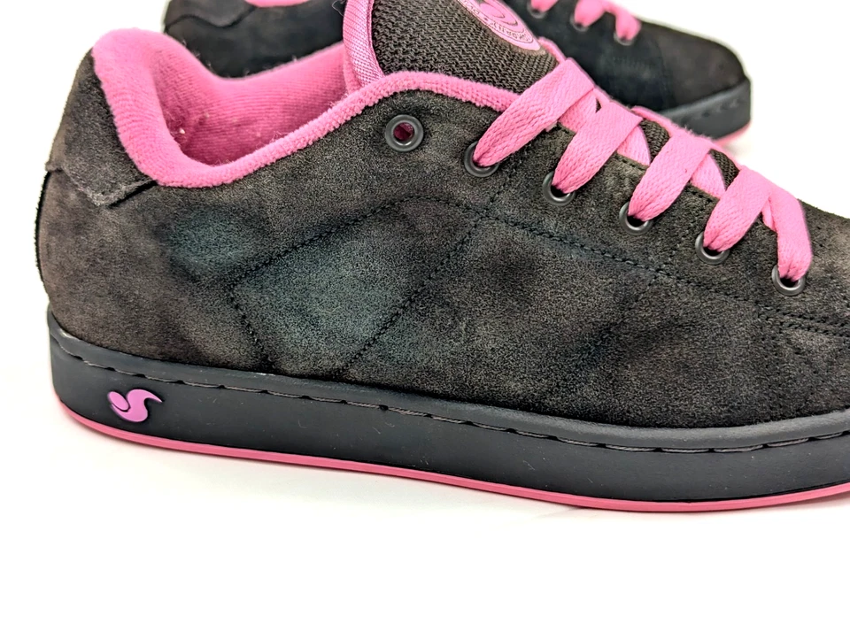 De Colección Años 90 DVS Gamuza Renacimiento Lengua Grasa Zapato de Monopatín Mujer 8.5, Rosa Chocolate Foto 4 de 4