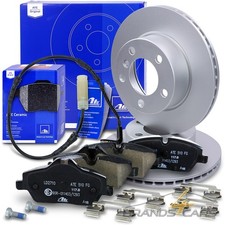 ATE BREMSSCHEIBEN +CERAMIC BELÄGE +KONTAKT VORNE FÜR BMW 1-ER E81 E87 116 118