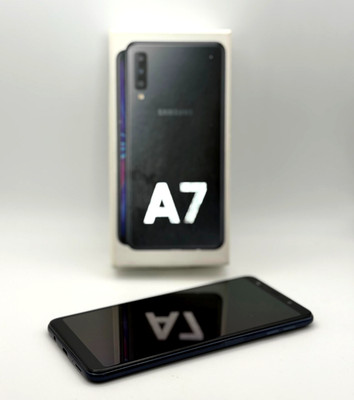 Samsung Galaxy A7 (2018) SM-A750FN - 64GB - Schwarz (Ohne Simlock) (Einzel SIM)
