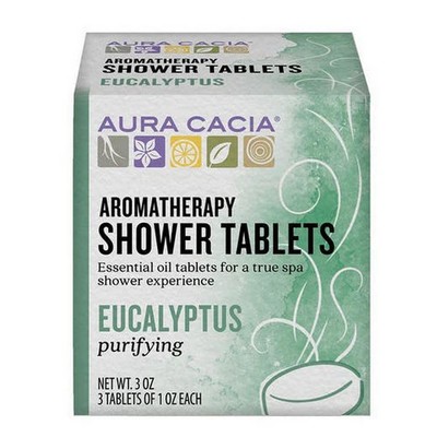 Shower Tablets Eucalyptus; 3 Tablets  by Aura Cacia