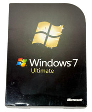 Microsoft Windows 7 Ultimate 32/64 Bit DVD Full Retail Version NEW Sealed Box