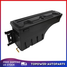 Truck Bed Swing Storage Tool Box For 17-22 Ford F250 F350 Super Duty Left Side Truck Bed Swing Storage Tool Box For 17-22 Ford F250 F350 Super Duty Left Side