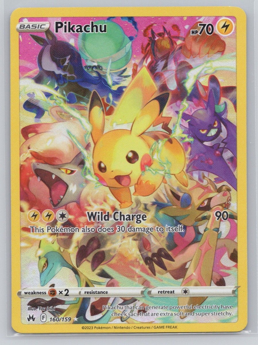 ポケモンカード ポケカ ピカチュウ プレシャス Pikachu 160/159 Pikachu (Secret) Secret Rare Crown Zenith 160/159 NM | eBay