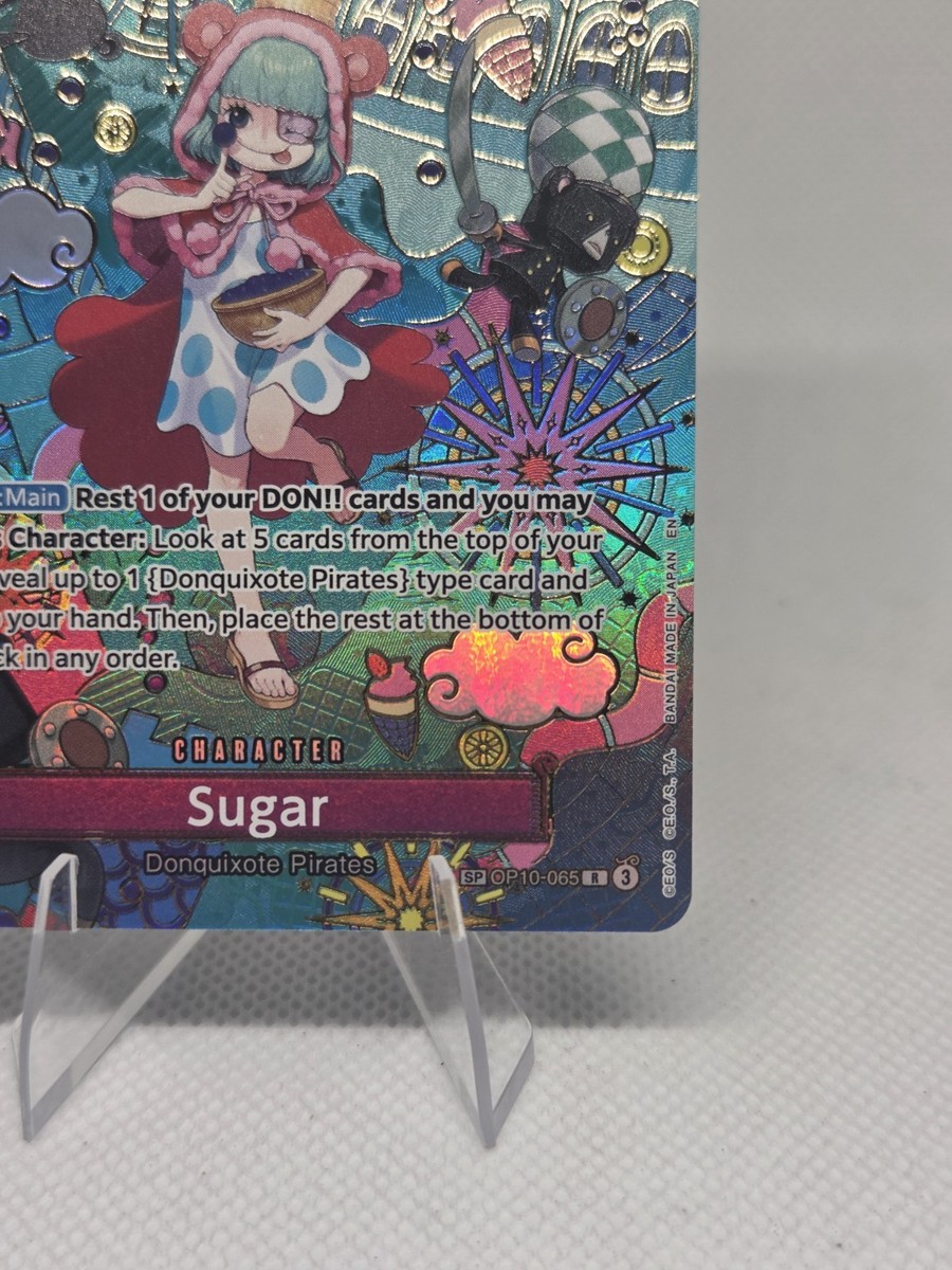 Sugar OP10-065 Full Art Rare Holo Character One Piece CCG NM | eBay