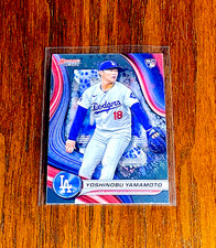 Yoshinobu Yamamoto 2024 Bowman's Best⚾️⚾⚾Rookie Card RC⚾⚾⚾Dodgers⚾⚾⚾World Series