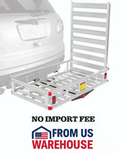 Elevate Outdoor Wcc-500a-u Aluminum Cargo Carrier W Ramp 500 Lb Hitch Mount