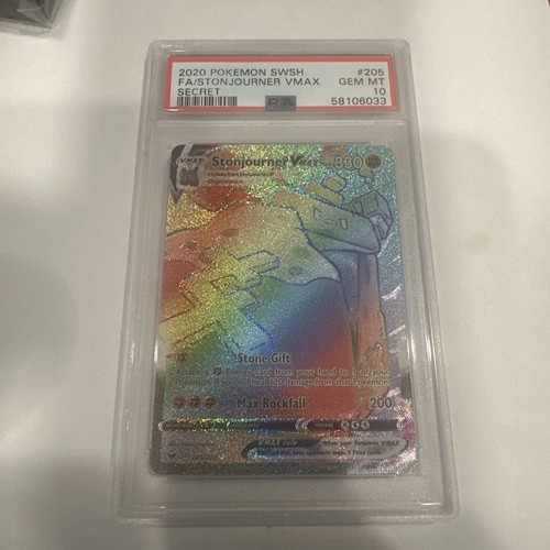 Stonjourner VMAX graded PSA 10 for sale on eBay