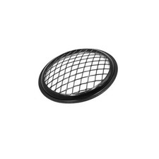 5.5 Inch Dia Black Metal Motorcycle Headlight Mesh Grill Protector Guard