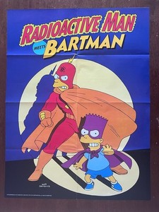 The Simpsons Radioactive Man Meets Bartman Poster 20x26.5 Matt Groenig