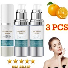 3 NEW Total Package Serum, All-In-One Vitamin C, Hyaluronic Acid, Peptides Serum