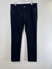JCP JCPenney Corduroy Pants Size 14 Women's Navy Blue 36x31
