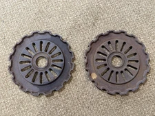Vintage International Harvester Cast Iron Extra Small Seed Plate #1975A