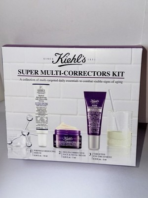 Kiehl s Super Multi-Correctors Kit Anti-Aging Set Retinol Serum Eye Cream NEW
