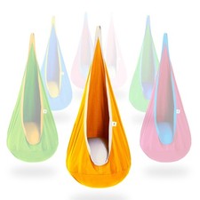 OUTREE Kids Pod Swing Seat, Cotton Sensory Swing for Indoor and Outdoor