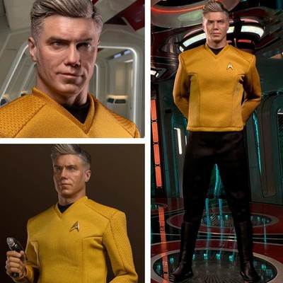 Star Trek Strange New Worlds Captain Christopher Pike 1:6 Figur EXO-6 30 cm OVP